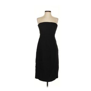 J. Crew Black 100% Wool Strapless Dress - Size 6